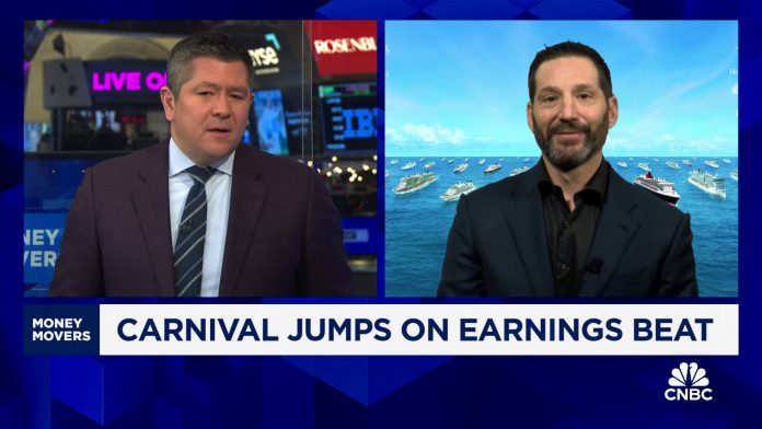 Carnival CEO: We're better booked and at higher prices today compared to a year ago